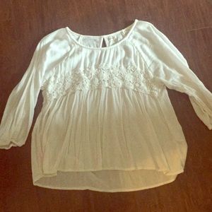Cream blouse